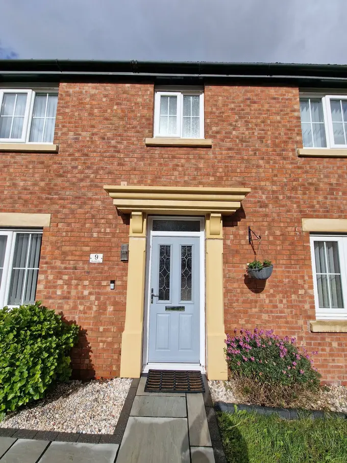 House front and frontage cleaned up